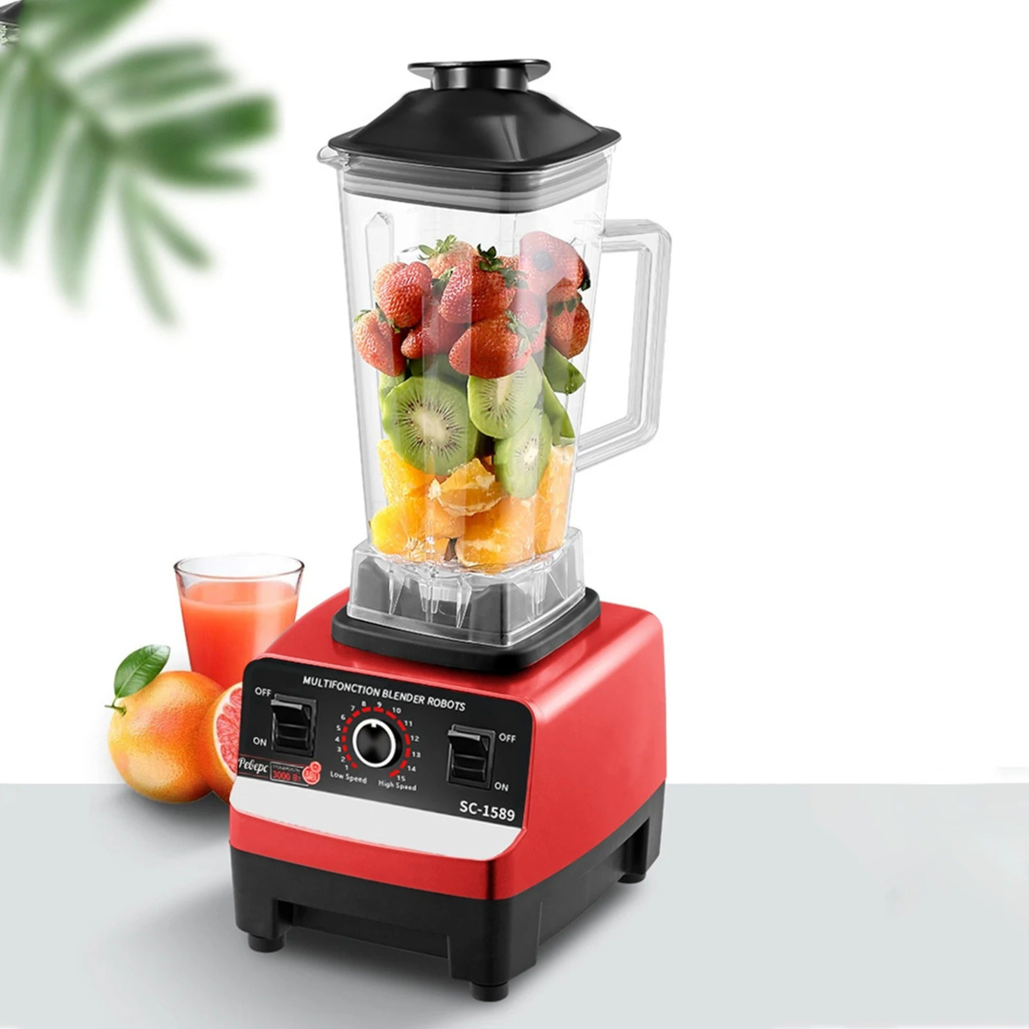 Multifunctional 4500W Blender....خلاط متعدد الاستخدام 4500 واط – قوة وكفاءة في مطبخك