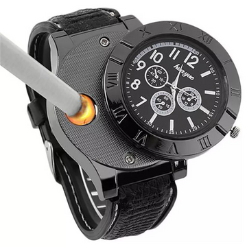 Watch with Electric Lighter – ساعة بولاعة كهربائية