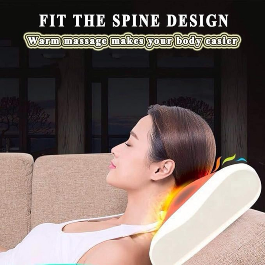 Red Pillow Massager – جهاز تدليك الوسادة الحمراء