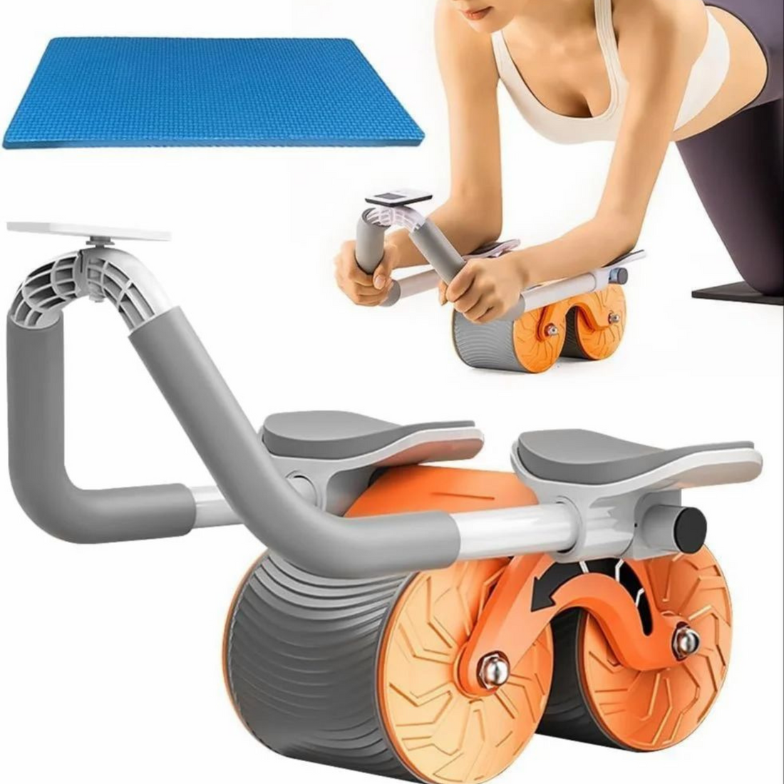 2-in-1 Abs Roller Wheel for Workouts – عجلة تمارين البطن 2 في 1: