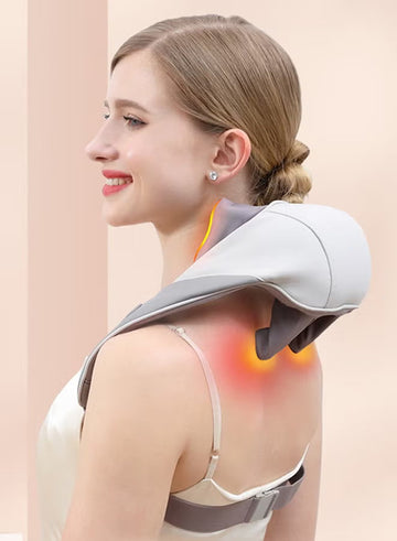 Mini Kneading Neck & Shoulder Massager with Heat – جهاز تدليك الرقبة والكتف مع حرارة: